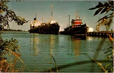 Superior Wisconsin WI : BOAT SCENE d/24 BC3456