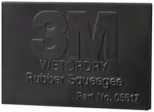 3M Wetordry Rubber Squeegee, 2" x 3