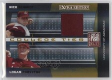 2008 Donruss Elite Extra Edition Jerseys 182/500 Logan Forsythe Nick Schmidt un2