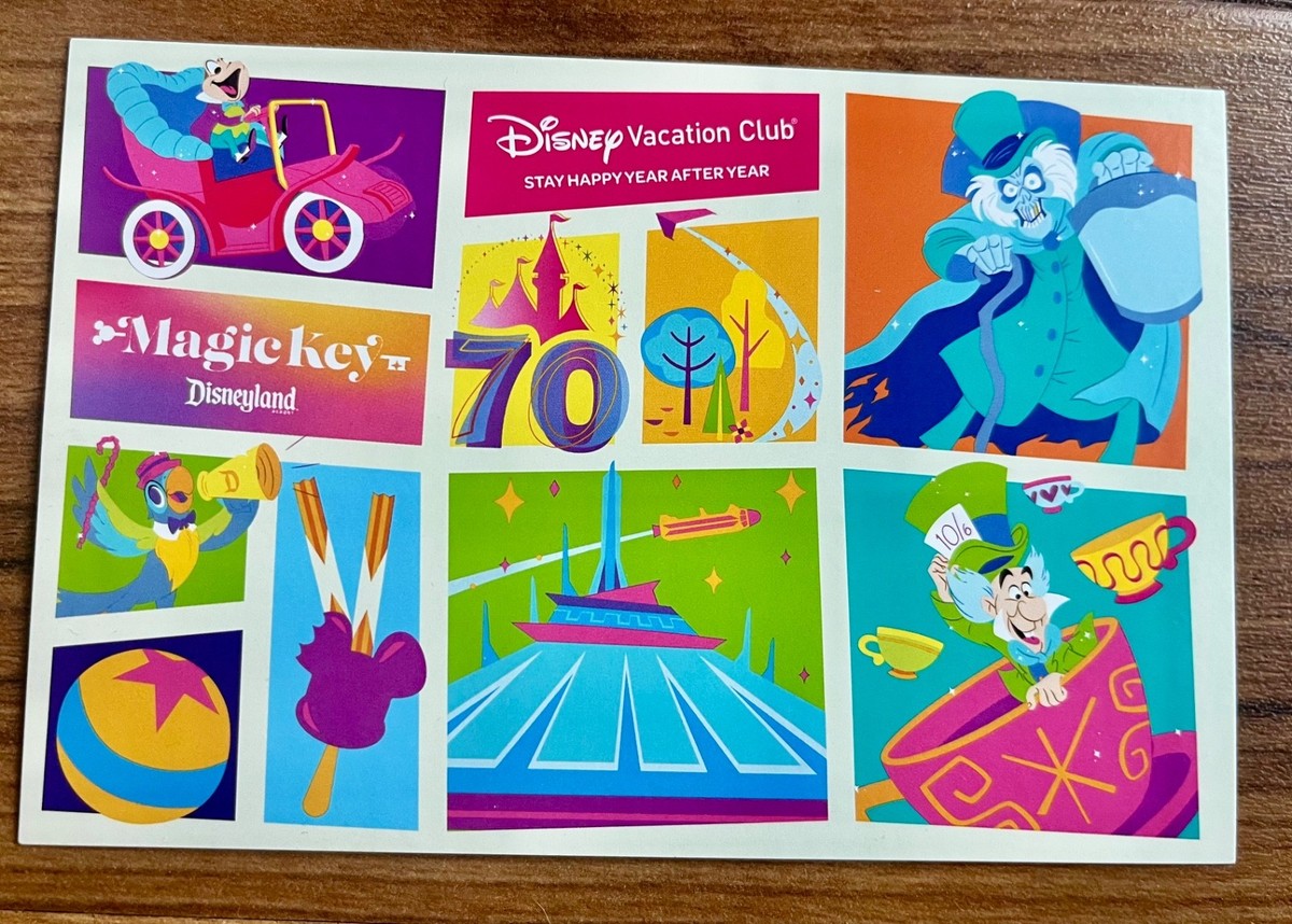 2025 Disneyland California Adventure 70th Anniversary Magic Key