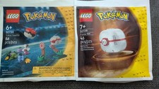 LEGO Pokemon set of 2 bags. Trainer Supplies 30730 and Premier Ball 30729