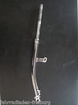 neue 28x1.75 zoll stahl- verchromte  gabel für felgenbremsen ,185mm schaftlänge