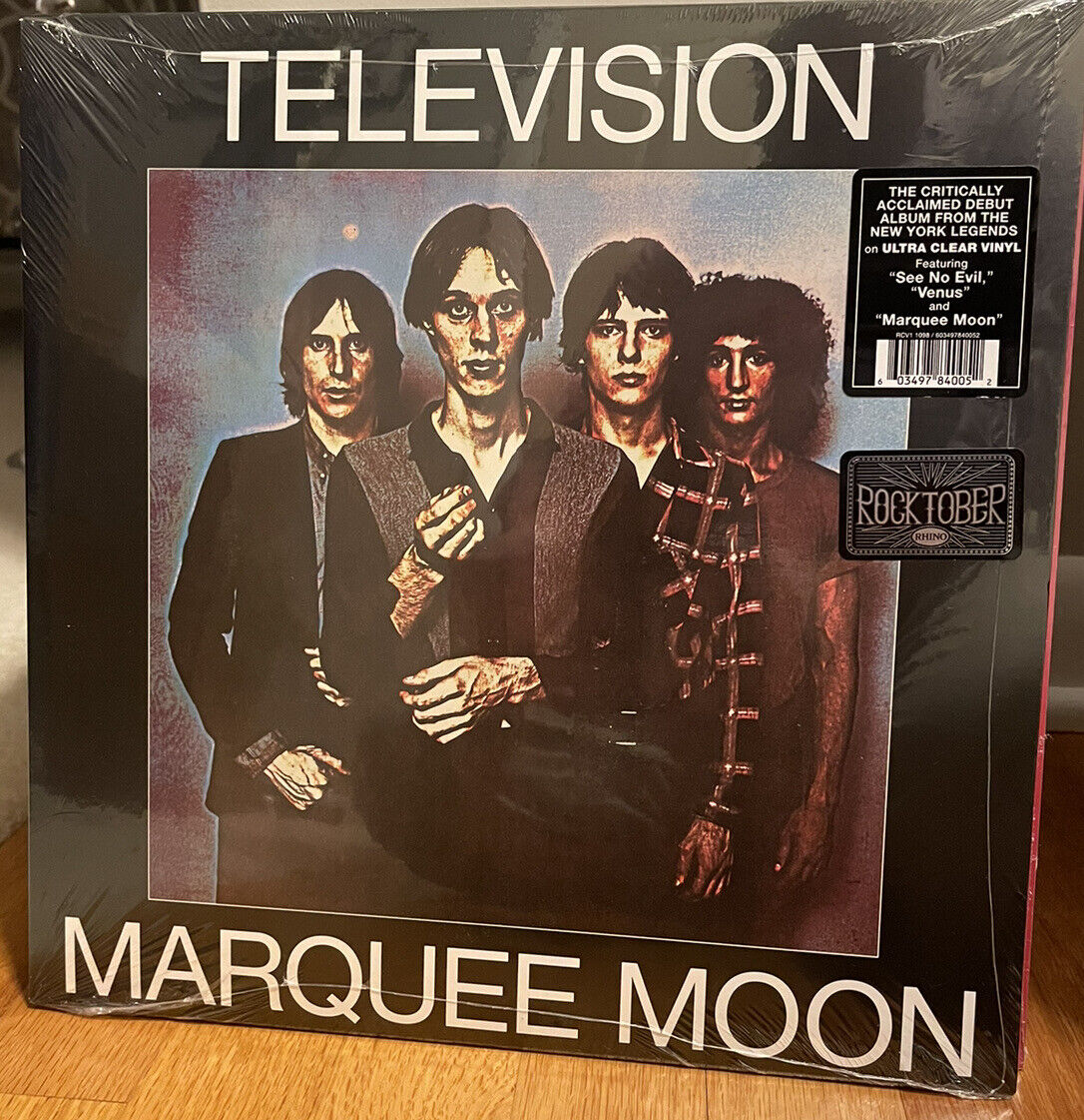 TELEVISION Marquee Moon LP NEW CLEAR Tom Verlaine Rocket the tomb CGBG Adventure