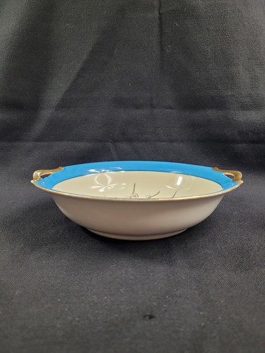 ANTIQUE Vtg Noritake Morimura Hand Painted Serving Bowl Two Handles Floral. C - Picture 5 of 12