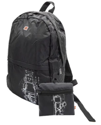 LEGO faltbarer Rucksack - 5007863 - schwarz Figur - Promo VIP Prämie - NEU & OVP
