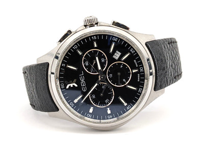 Ebel 03.3.14.1058 Black Dial Wristwatch, 42mm