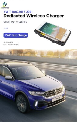 Car Wireless Charger Fast Charging Pad For VW T-ROC Jetta Passat - Main Image