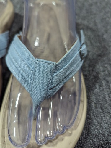 thong flip flops unbranded light blue 9.5 - Picture 7 of 7