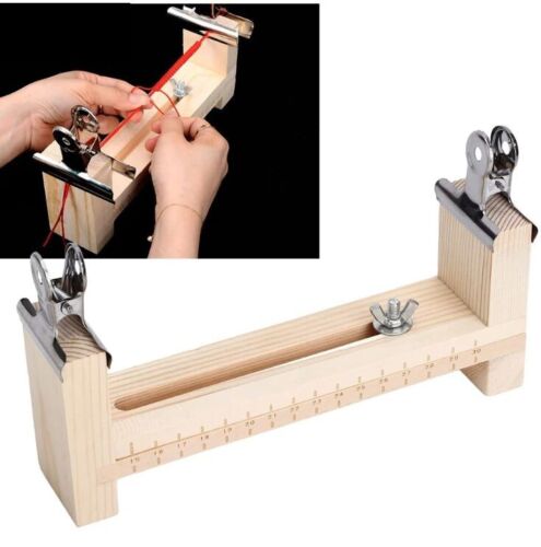 1 Set of Bracelet Making Braiding Wood Tool - Afbeelding 1 van 3