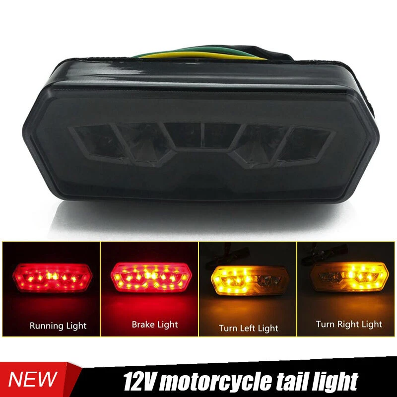 Luz de señal de giro indicador de freno trasero para motocicleta Honda Grom CBR650F CTX700D Foto 2 de 4