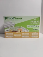 FoodSaver 28-Piece Vacuum Seal Rolls and Vacuum Seal Bags Multipack Set
