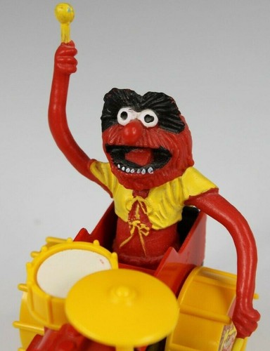 VINTAGE CORGI DIE-CAST TOY THE MUPPET SHOW ANIMAL'S DRUM TRACTOR 1979 JIM HENSON - Picture 4 of 12