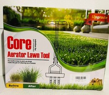 Core Aerator Lawn Tool Solution For Soil Compaction New In Open Box