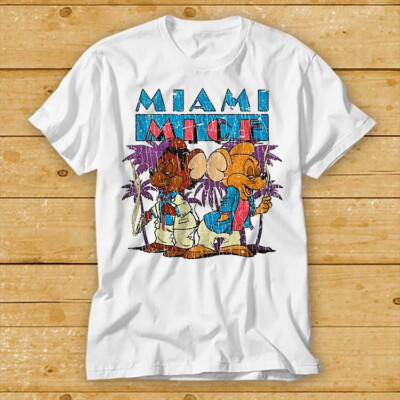 Miami Mice Vice Mighty Mouse Bestseller T-Shirt 1987