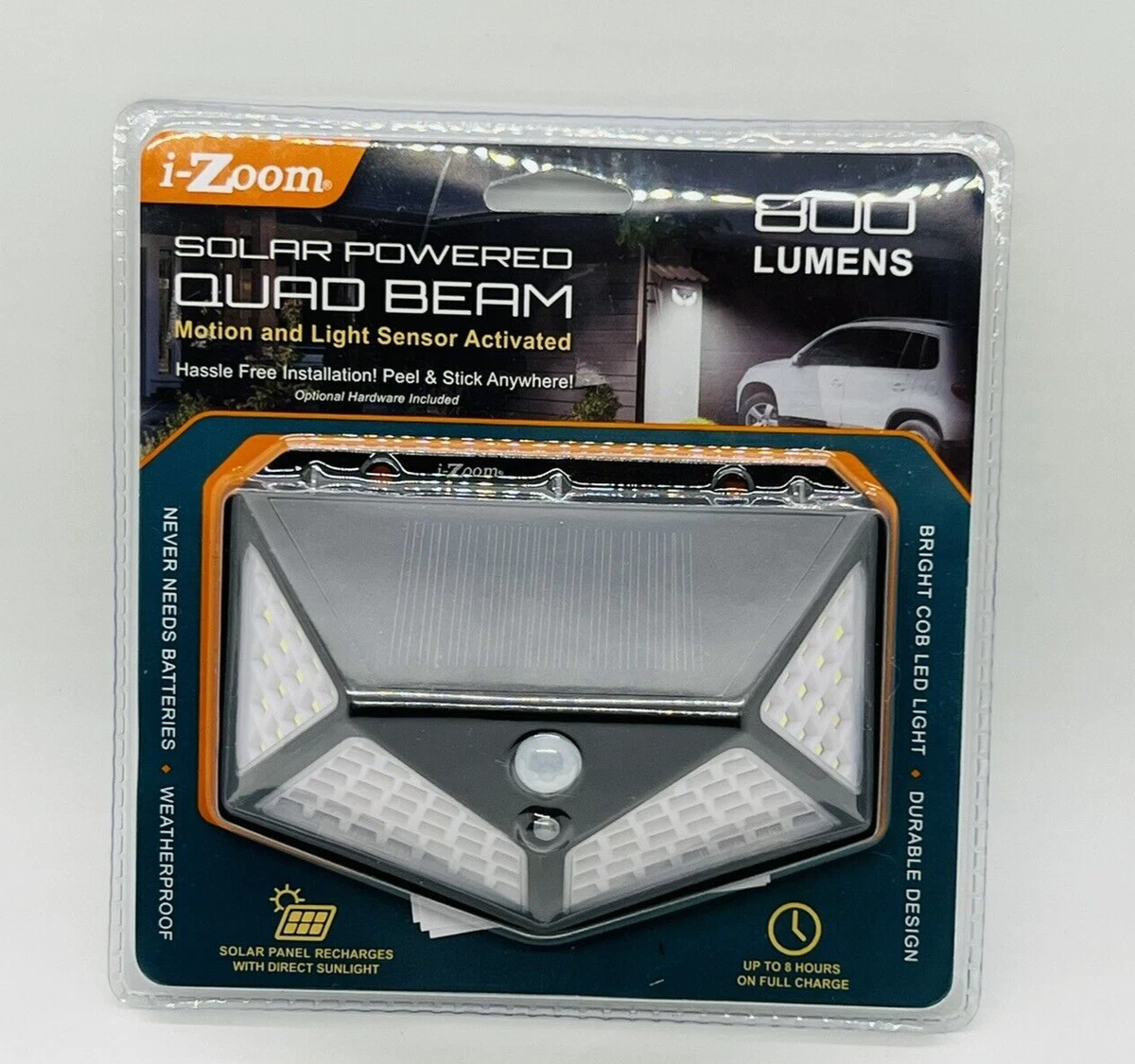 Izoom solar powered night beam deals