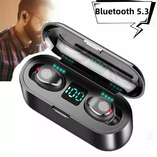 TWS Bluetooth Bezprzewodowe słuchawki douszne Wodoodporne zestaw słuchawkowy Bluetooth z redukcją szumów 5.0 - Zdjęcie 13 z 21
