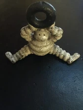 Michelin Man Cast Iron Tire Collector Paperweight Patina Goodyear Decor GIFT!