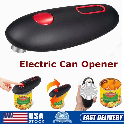 Electric Can Opener Automatic Tin Opener Cordless Handheld Kitchen Bar Tool - Picture 1 of 12