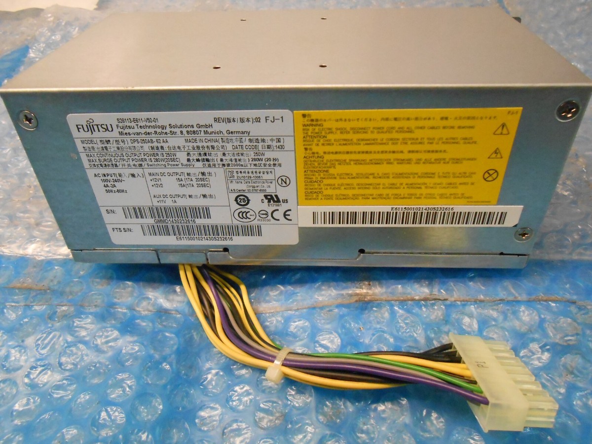 Fujitsu DPS-250AB-62 AA 250W Power Supply | eBay