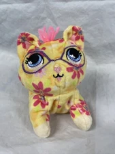 Sunny Days Entertainment Ravel Tales Yellow Cat Plush Stuffed Animal Toy 4.5”