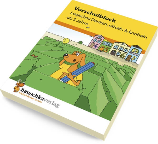Thumbnail - Vorschulblock - Logisches Denken, Rätseln Und Knobeln Ab 5 Jahre. Ab 5