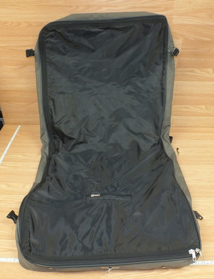 Bolsa de equipaje de almacenamiento de traje de ropa con cremallera verde genuina Eddie Bauer **LEER**  Foto 3 de 4