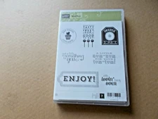 Stampin Up  NUM-NUM  cling set  NEW