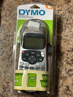Brand New & Sealed DYMO LetraTag Label Maker LT-100H Color: Silver in Green Pkg