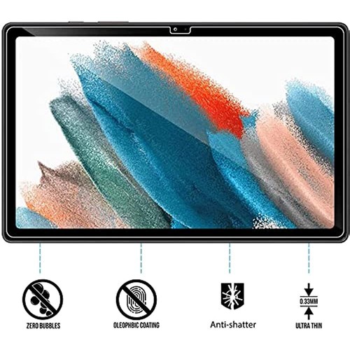 2Pcs Tempered Glass Screen Protector Samsung Tab A8 10.5 X200/X205 Anti Shatter - Picture 6 of 14