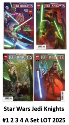 STAR WARS Jedi Knights #1 2 3 4 MAIN Cover Set LOT 2025 Atha Prime