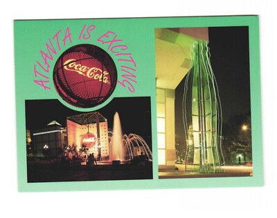Atlanta Is Exciting - World of Coca-Cola Postcard Unposted