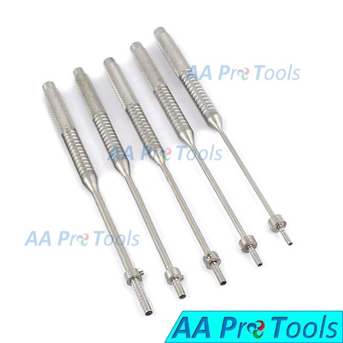 10 Dental Implant Instruments Sinus Osteotomes Periotome Straight & Curved Set - Picture 4 of 4