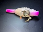 Vintage Figural Bird Milk Glass Christmas Light Bulb Changed To Ornament — photo 2