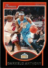 2007-08 Bowman #15 Carmelo Anthony NUGGETS