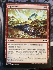Big Score NM/M Unspecified Set MTG Magic Card EDH Red Staple