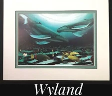 Wyland, 11" x 14" Fine Art Calender Print. Mounted on Acid Free Foam Core. NEW!
