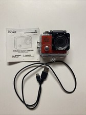 2021 Explore One camera. 4K action camera with WiFi. Also with accessories.