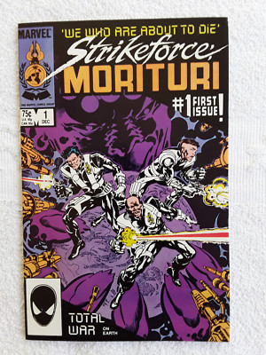 Strikeforce: Morituri #1 (Dec 1986, Marvel) VF+ 8.5