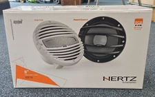 Hertz HMX 8-C - 8" Black Marine Coaxial Speakers Brand New Free Shipping