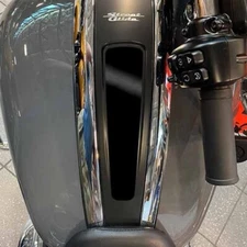 Gloss Black Console Dash Panel Insert Fits Harley 21+ Road & Street Glide