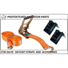 PHOTOETCHED ORANGE RATCHET STRAP   CTM24170      1/25 or 1/24 scale