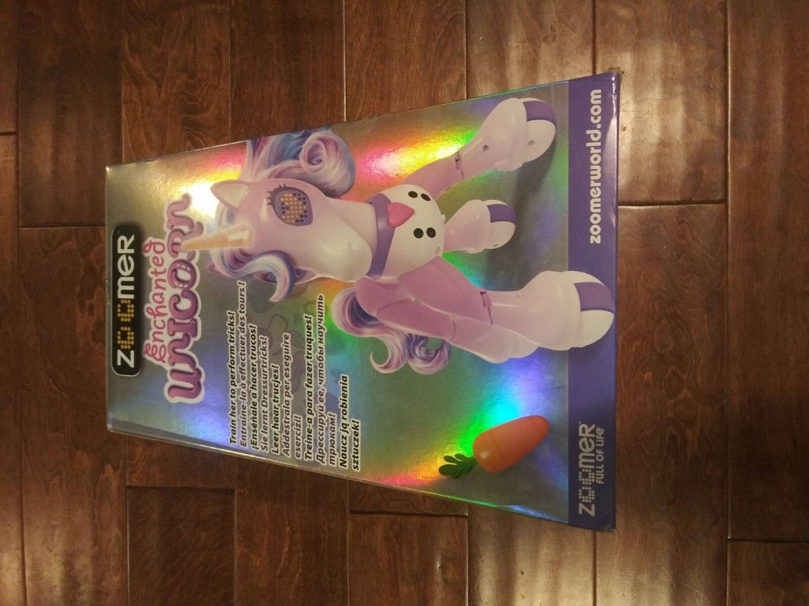 zoomer enchanted unicorn interactive toy