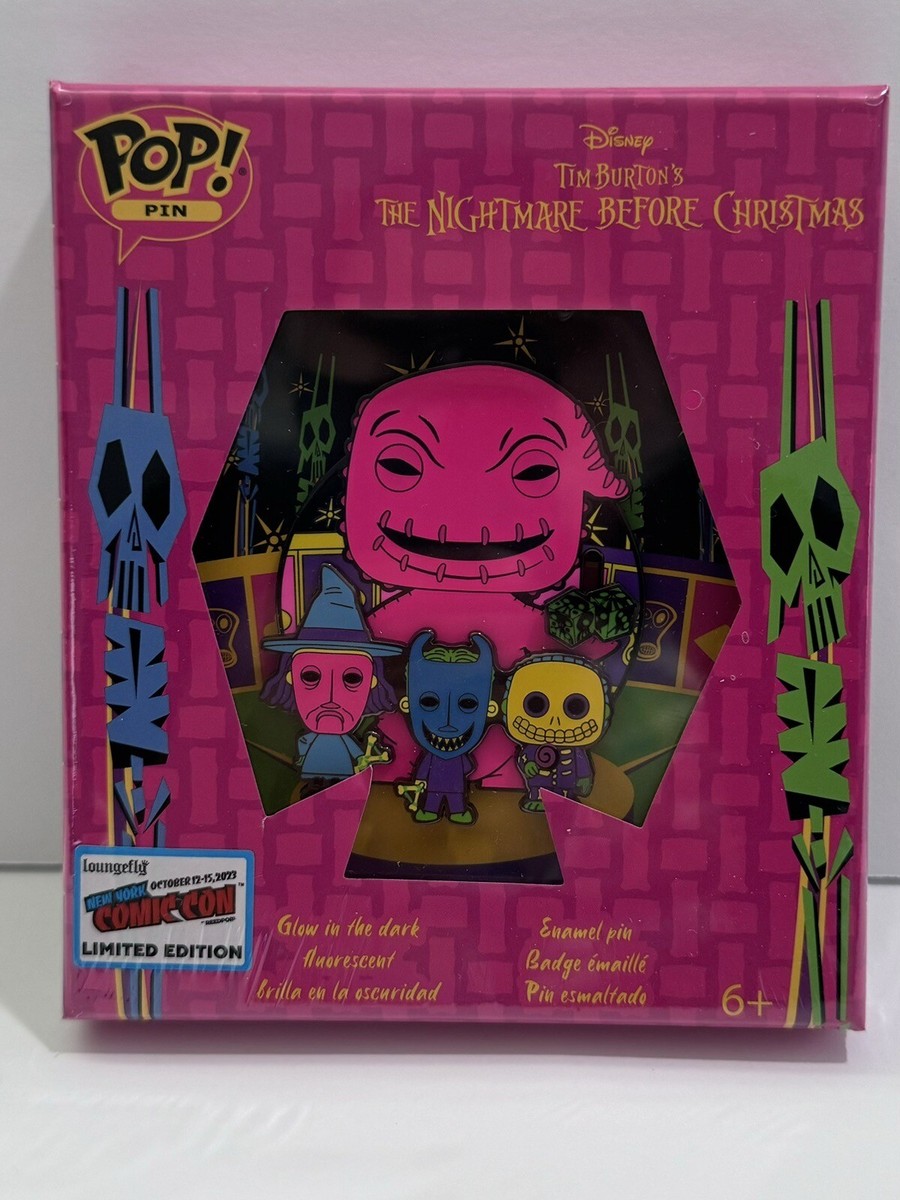 Limited Edition Pop and Loungefly PINK Oogie Boogie Bag And Pin Set Limited Edition Pop and Loungefly PINK Oogie Boogie Bag And  main image 4