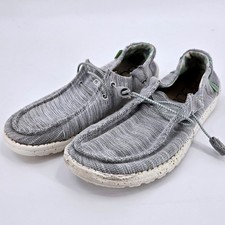 Hey Dude Wendy Stretch Pearl River Women's Size 8 Grey Comfort Slip-On Loafers