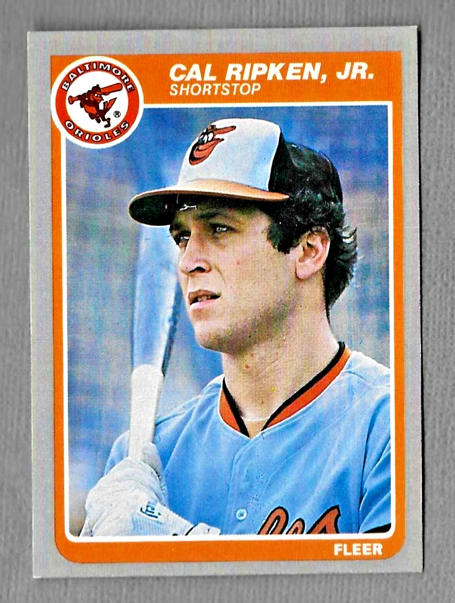 CAL RIPKEN, JR. 1985 FLEER BASEBALL !!! CARD #187 ORIOLES