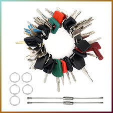 Baumaschinen Schlüsselset 42-tlg. Zündschlüssel für Traktoren und Bagger