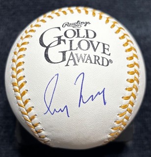 Greg Maddux Autographed Signed Rawlings Gold Glove Baseball Atlanta Braves HOF