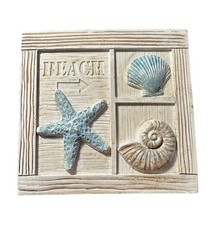 Zenna Home Seaside Serenity Toothbrush Holder SHELLS BEACH COASTAL DECOR