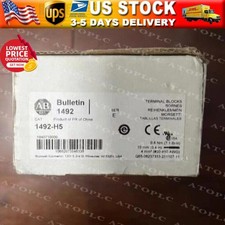 1PC New Allen-Bradley 1492-H5 Fusible Terminal Block Red LED in box US Free Tax