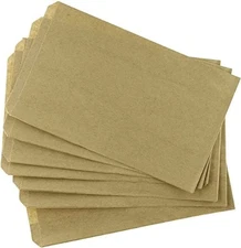 Flat Plain Paper Bags for candy, cookies, merchandise, and more.